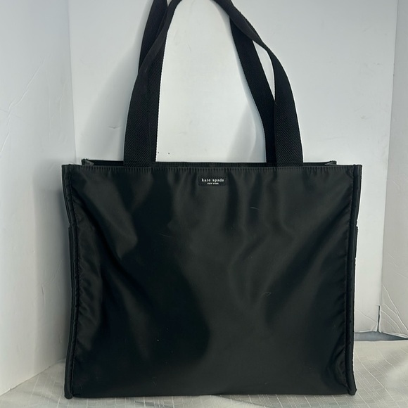 Kate Spade Vintage Sam Back. Black Nylon. Made in U.S.A - Picture 1 of 9
